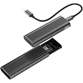 Bix BX05HD Aluminyum Kasa Type-C 3.1 Gen2 to PCIe NVMe M.2 SSD Disk Kutusu 2230 /2242 / 2260 / 2280 SSD'ler ile Uyumlu