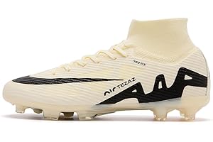 BibHoly Fußballschuhe Herren,Professionelle Fussballschuhe Outdoor-Fußballtraining,High Top Fußballschuhe,Atmungsaktive Turnschuhe