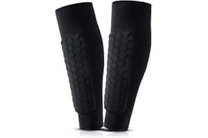 Protège Tibias de Football, Protections de Football Anticollision Cellulaire, Équipement de Football, Manchon de Protection des Mollets Respirant pour Enfants Adultes, Prévenir Les Blessures