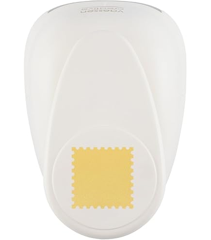 Motiefpons vierkant, postzegelpons voor knutselpapier, vierkante pons