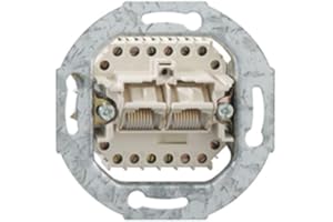 WINSERFORD Rutenbeck 13010422 – Steckdose Telefon Einbau UAE 2 Fach 2 X 8-polig 2 X 8 Bornas