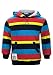 Tots Designer Baby Boys Multi Coloured Stripes Trendy Fleece Hoody (18-23 months)