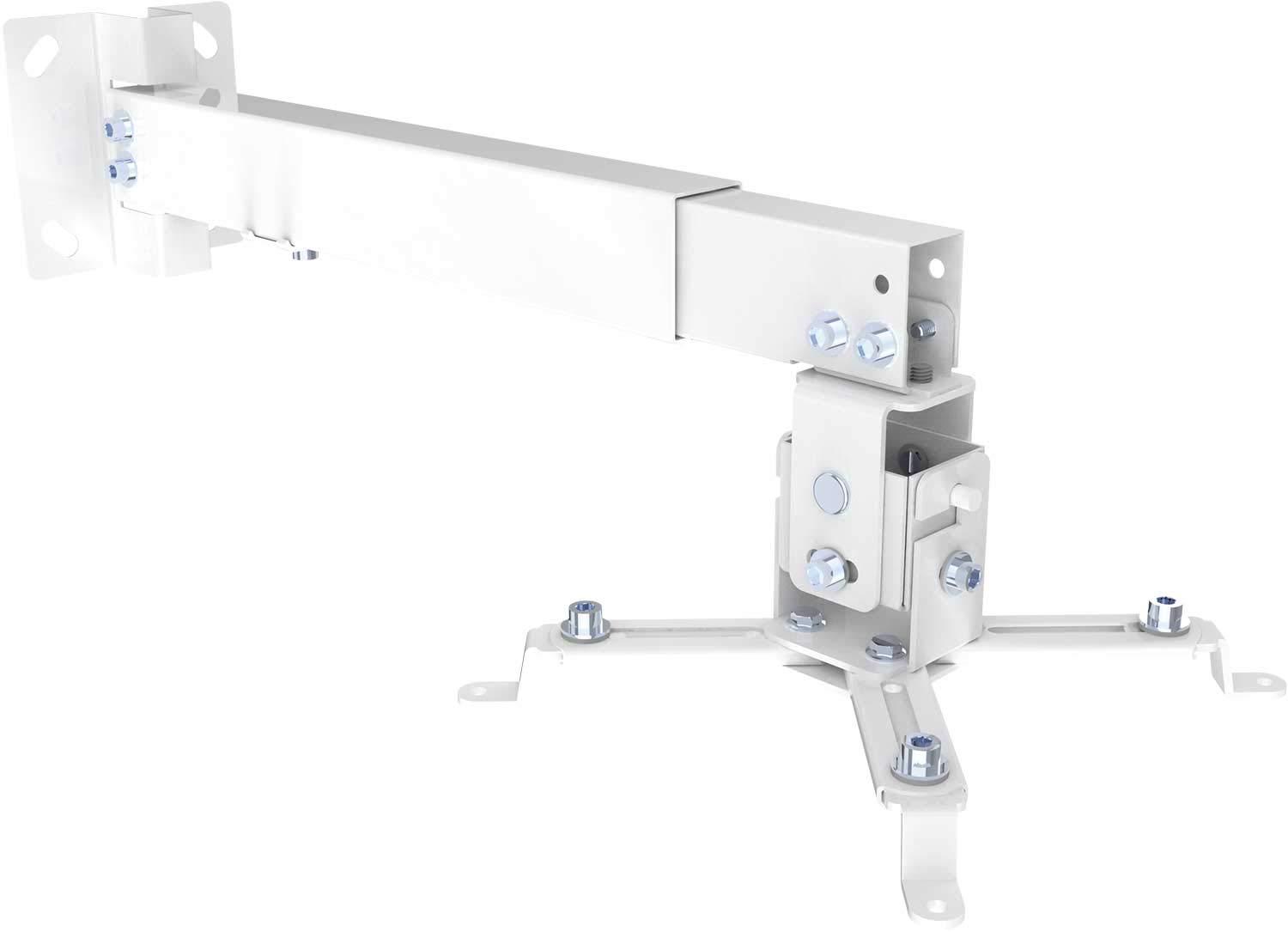 CAPRIGO Heavy Duty 1 Feet to 2 Feet (12 Inch to 24 Inch) Adjustable Projector Ceiling Mount Stand, Universal Projector Wall Mounting Bracket Kit with Swivel, Tilt & Height Adjustments (White-M447) - Image 10