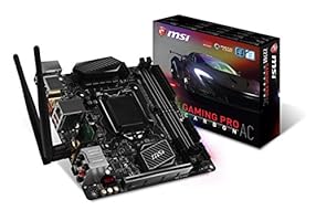 MSI Z270I Gaming Pro Carbon AC LGA 1151 DDR4 HDMI,DP 1x M.2 &amp; 6x USB 3.1(2x Gen2 &amp; 4x Gen1), 1x USB-C ITX Mainboard