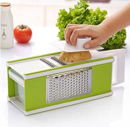 4 in 1 Vegetable Slicer Stainless Steel Cutting Vegetables Grater Creative Kitchen Gadget Carrot Potato cutter , 002