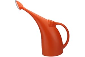 Fenteer Arrosoir Plantes d'intérieur Bec Bouteilles Pot d'arrosage - 3L Orange avec Rose