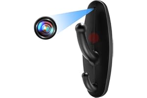 Tebetu Microcamera Spia HD 1080P, Telecamera Nascosta da Parete senza WiFi, Mini Telecamera Spia Nascosta Wireless con Rilevamento del Movimento,120 minuti durata Adatto per uso interno, ecc.