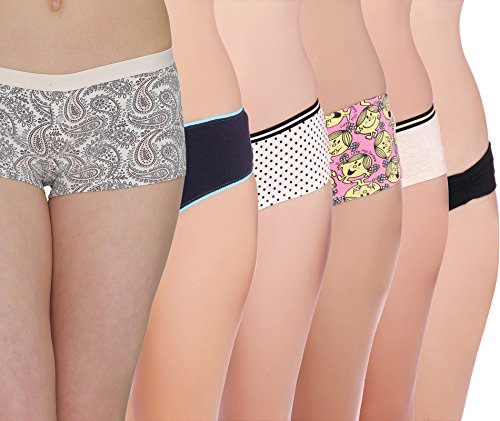 Pepperika Cotton Lycra Panties (Pack Of 6) RS.439 (76.00% Off) - Amazon