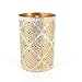 Produktbild Unbekannt Tara Windlicht Jali Metall weiß-Gold 10x15cm Fair Trade