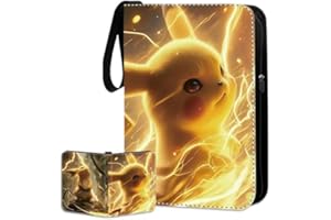 JATERWI Trading Card Album for Scrapbook Cards, Books for Cards, 55 Pages, 440 Cards Capacity, High Quality Waterproof PU Leather Card Collection Scrapbook