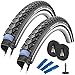 Price comparison product image Schwalbe ' Marathon Plus Tour 28 (42-622) Trekking bike tyre set for Cross Bike + 2 Tubes DV 17
