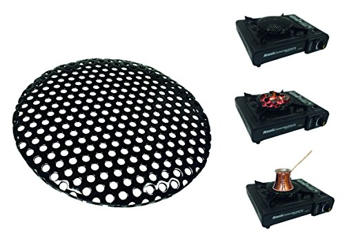 Gaskocher Aufsatz Shisha-Kohle Kohleanzünder – Ersatzgitter Ø ca. 15cm - 2