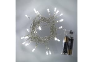 eBuzz Battery Operated Fairy Lights with 20 White LEDs (Bright White)