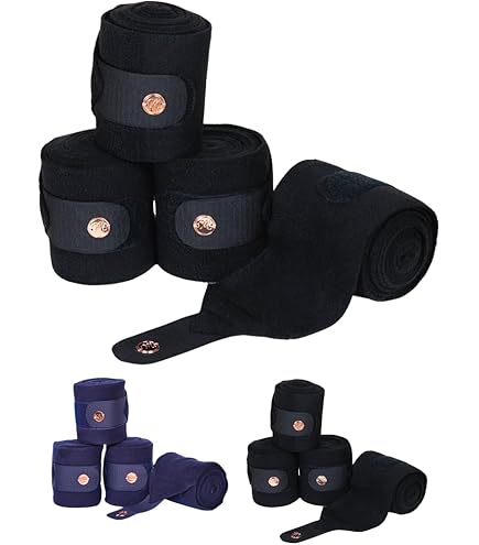 Kentucky Fleecebandagen - Velvet Pearls In Schwarz Für Pferde