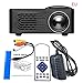 Produktbild SO-buts Mini Beamer,7000 Lumens,Full 1080P Video LCD Mini HD Projektor, Mini Tragbarer LED Projektor Unterstützung HDMI,USB Kino Multimedia, Heimkino Kino Multimedia Projektor (Schwarz)