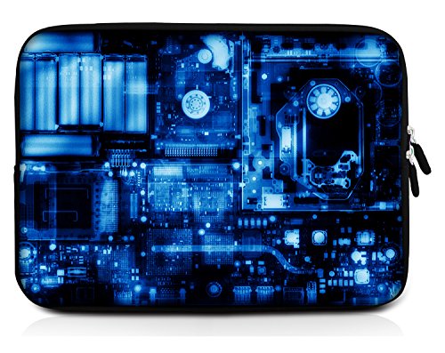 Sidorenko Designer Laptophülle für Laptops mit einer Bildschirmdiagonale von 35,8 cm ( 14-14,2 Zoll ) neopren max. Geräteabmessungen 35,5 cm x 25 cm