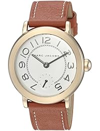 Marc Jacobs Women's Riley MJ1574 Gold Leather Quartz Fashion Watch