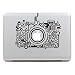Produktbild MacBook Aufkleber, Chickwin Creative Pattern dekorativ Film Notebook Sticker Skin personalisierte Aufkleber MacBook Pro Air 13" Decal (Kamera)