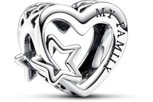 Feitery Charms Kompatibilität für Pandora Armband Valentinstag Bead Charm für Damen