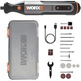 WORX WX106 8 Volt Kalem Tipi Devir Ayarlı Profesyonel Grav&uuml;r Makinesi, 21 Par&ccedil;a Aksesuar
