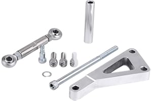 Chevy SBC 350 Kit de support pour alternateur Keenso Long support pour pompe à eau en alliage d'aluminium poli OEM PCE232.1002