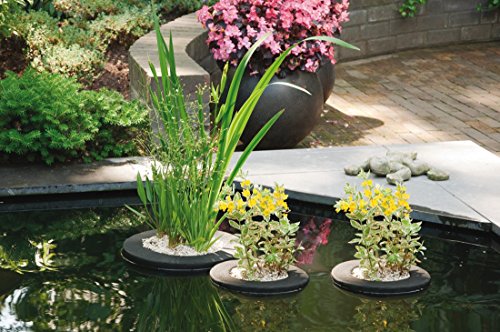 Velda 127572 Treibende Pflanzinsel für den Teich, Ø 25 cm, Rund, Floating Plant Island - 3