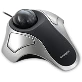 Kensington Orbit TrackBall, kablolu ergonomik Trackball fare, 40 mm k&uuml;re, Windows ve macOS ile uyumlu, sağ ve sol elini kulla