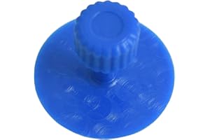 vidaXL Zugadapter Set 252-tlg. Runde Ovale Form Dellenlifter Klebeadapter Klebepilze Auto Ausbeulwerkzeug Dellenentfernung Nylon Blau