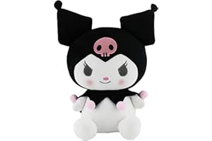 FYFLYMT Kuromi Peluche,Kuromi Pupazzo,Kuromi Bambola Bambina,Morbido Peluche,30cm Bambola per Bambini Regali di Compleanno o Fan da Collezione