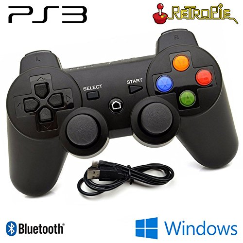 Mando Gamepad PS3 INALAMBRICO Bluetooth Compatible PC  RETROPIE Y RECALBOX