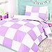 Love2Sleep COTTON RICH JUNIOR COT BED DUVET COVER AND PILLOWCASE 120 X 150 CM : DESIGN PATCHWORK PINK SQUARE