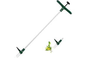 Walensee Weed Puller, Stand Up Weeder Strumento a Mano, Maniglia Lunga Giardino diserbo Strumento con 3 Artigli, Mano erbaccia Puller per Dente di Leone, Stand Up erbaccia radice tirando Strumento