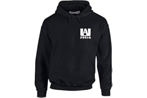 Brand88 - "Hero Academy Student Anime Manga Novelty Pullover Adult Unisex Hoodie For Men and Women, Long Sleeve Hoody Jumper