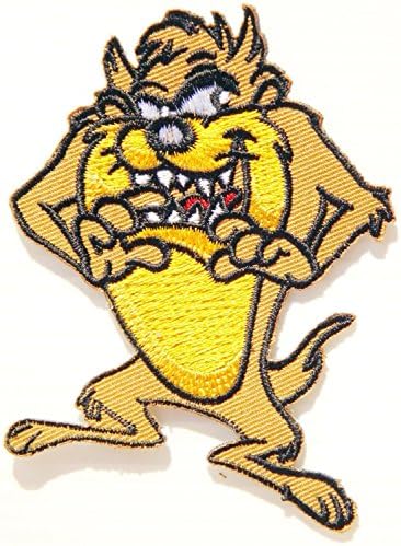 Tasmania Taz Devil Looney Tunes Cartoon Kid Jacket T shirt Patch Sew Iron on Embroidered Badge Costume Size 2.75"Width X 3.25"Height