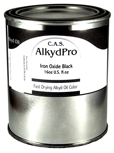 ALKYDPRO 190516 16 oz Fast-Drying Oil Color Paint - Iron Oxide Black