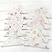 5PCS Baby Boy Girls Eating Gauze Bibs Triangular Saliva Towels Random Pattern