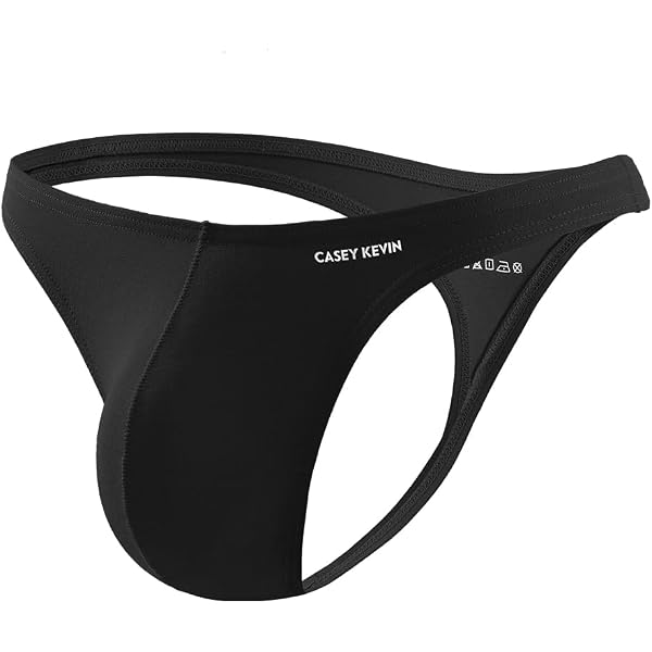 Closecret 5 Mutande Uomo T-Back G-String – Elastico In Vita, Cotone, Colori Assortiti (Beige, Nero, Blu Scuro, Blu Chiaro, Bianco)