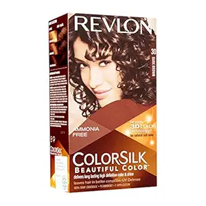 Revlon Colorsilk Beautiful Hair Color (Dark Brown No-30, 59 Gm)