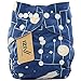 iZiv(TM) Newborn Organic Infant Waterproof/Adjustable/Reusable/Washable Pocket Cloth Diaper Fit Babies 0-3 Years(Universe)