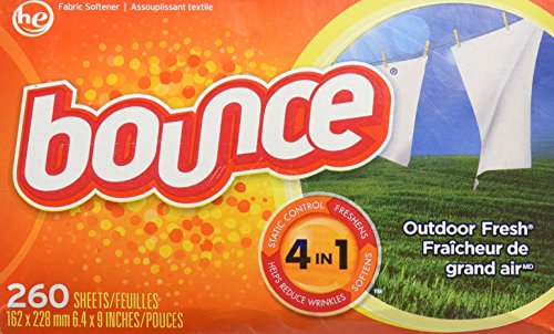 Bounce Outdoor Fresh Dryer Sheets - 260 Sheets/trocknertuecher - USA -