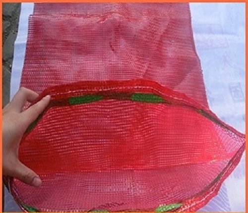 20 x Net gewebten Säcke Gemüse Holzscheite Anzünder Holz Log Mesh Taschen 50 x 65 cm 30 kg