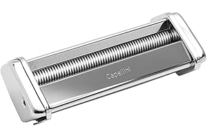 Marcato Accesorio para Máquina de Pasta, para Capellini, Corte Cuadrado de 1 mm, en Acero Cromado, Compatible con Atlas 150 y Atlasmotor, Accesorio de Cocina Cortador de Pasta. Formato: Capellini.