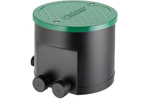 Claber Hydro-4, Regard pré-monté IP68 avec programmateur et électrovannes pour système d'arrosage