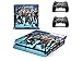Produktbild ginkago FortGame Aufkleber Battle Royal Skin Cover Sticker for PS4 Playstation4 Controller 2PC