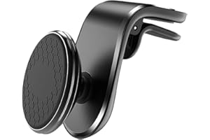 Kinizuxi Mobile Phone Holder Car Magnetic Ventilation, Universal Mobile Phone Holder Car Accessories with 5 Strong Mobile Phone Car Holder Compatible with iPhone Samsung Huawei (Black)