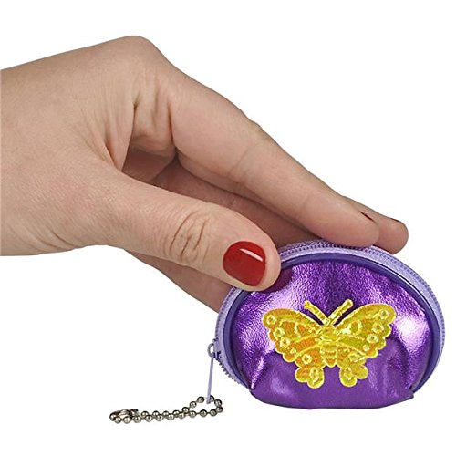 German Trendseller® – 12 x Kinder Geldbörsen Schmetterlinge NEU┃ Mitgebsel ┃ Portmonee ┃ Kindergeburtstag ┃ 12 Stück - 6