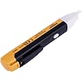 Voltage Tester 90~1000V AC Electric Voltage Power Detector Alert Sensor Tester LED Light Non-Contact Pen (Yellow)