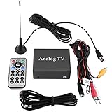 【Praktisch】 Schließen Sie Ihre tragbare DVD oder Ihren Monitor an und schauen Sie analoges Fernsehen. Dies ist eine perfekte Wahl, wenn Sie Auto DVD TV Receiver benötigen!