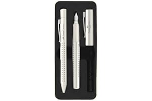 Faber-Castell Set Stilografica, Sfera Grip 2010 Coconut Milk