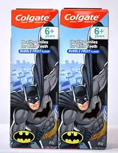 Colgate Kid 6+ Years Toothpaste. Batman Toothpaste (80 g, Pack of 2)